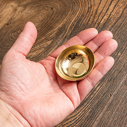 礼拝用 ミニブラスボウル 直径約5cm - サブ5