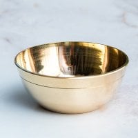 インドの礼拝用 ブラスボウル 直径8.5cm(ID-ARTLMP-307)