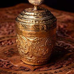 聖水入れ  美しい彫り込み模様 ピーコック - サブ3