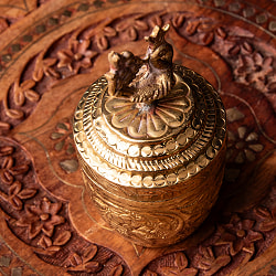 聖水入れ  美しい彫り込み模様 ピーコック - サブ5