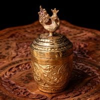 聖水入れ  美しい彫り込み模様 ピーコック(ID-ARTLMP-309)