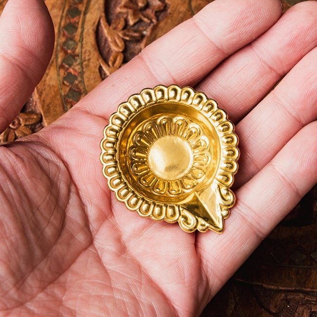 ディワリ オイルランプ diya 直径：4.5cm 5 - かわいいサイズ感。