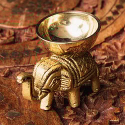 象のオイルランプ エレファント 高さ4.5cm - サブ2