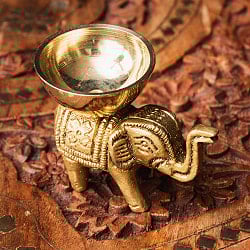 象のオイルランプ エレファント 高さ4.5cm - サブ3