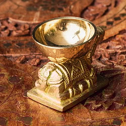 聖牛のオイルランプ ナンディン 高さ4cm - サブ3