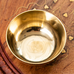 インドの礼拝用 ブラスボウル【直径：約7cm】 - サブ3