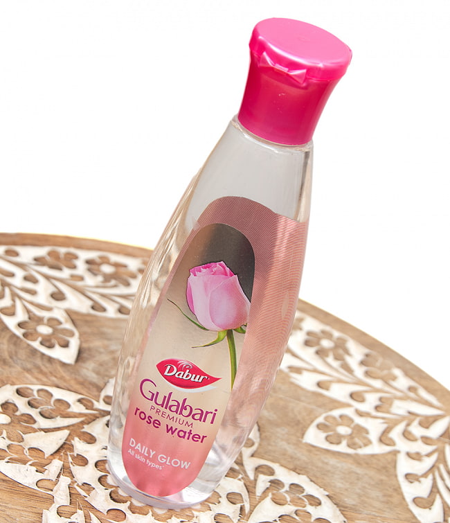 [Dabur]ROSE WATER - ローズ・ウオーター - 120ml 2 - 600mlの大きめボトルでお届けします