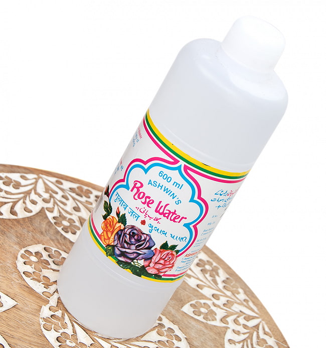 [ASHWIN’S]ROSE WATER - ローズ・ウオーター - 600ml 2 - 600mlの大きめボトルでお届けします