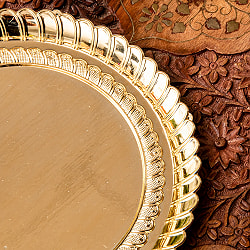 【12個セット】【約20cm】インドの礼拝皿 プージャターリー シンプル - サブ4
