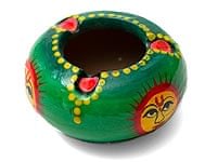 陶器の灰皿 [スーリャ・緑]の商品写真