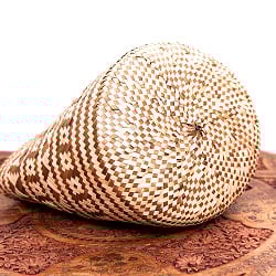 天然素材が優しい パンダンリーフのミニバッグナチュラル - サブ5