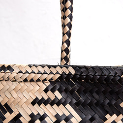 天然素材が優しい パンダンリーフのスクエアバッグ - サブ4