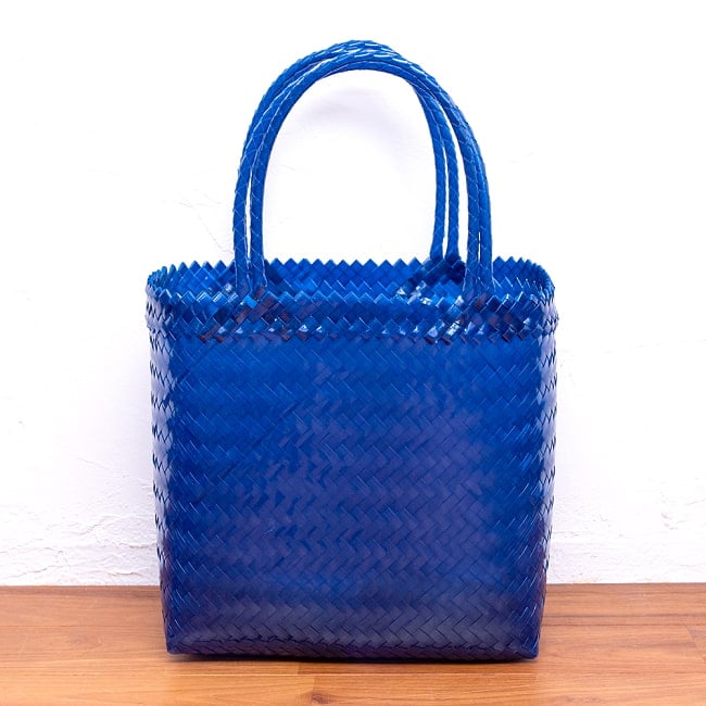 【Mサイズ】ビタミンカラーが可愛いパサールバッグ-32cm×42cm 2 - とっても丈夫なのでアウトドアでの使用にぴったりです