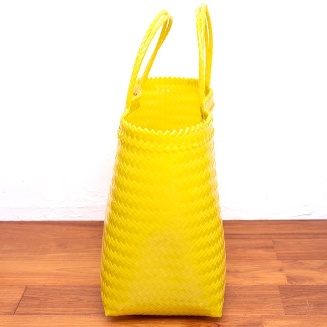 【XLサイズ】ビタミンカラーが可愛いパサールバッグ-38cm×60cm 4 - マチもたっぷりあってたくさん入ります