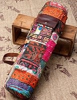 〔一点もの〕伝統を紡いだ カッチ刺繍のヨガマットバッグの商品写真