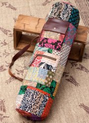 〔一点もの〕伝統を紡いだ ラリーキルトのヨガマットバッグの商品写真