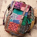 〔一点物〕伝統を紡いだラリーキルトのバッグパックの商品写真