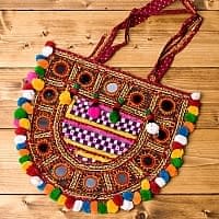 【1点物】カッチ刺繍のショルダーバッグの商品写真