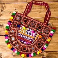 【1点物】カッチ刺繍のショルダーバッグの商品写真