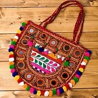 【1点物】カッチ刺繍のショルダーバッグの商品写真