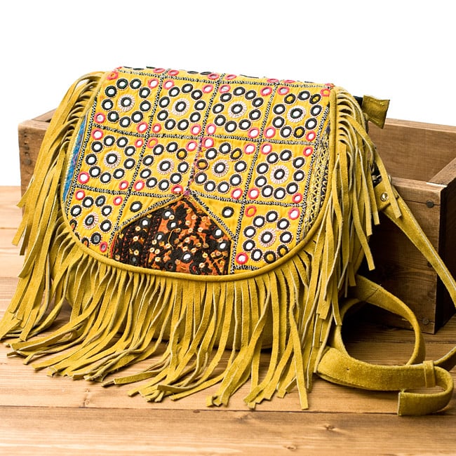 【一点物】アラブのショルダーバッグ-Lサイズの写真