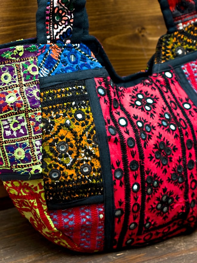 【一点物・アンティーク】アフガニトートバッグ-Mサイズ 4 - 写真をUPにしてみました