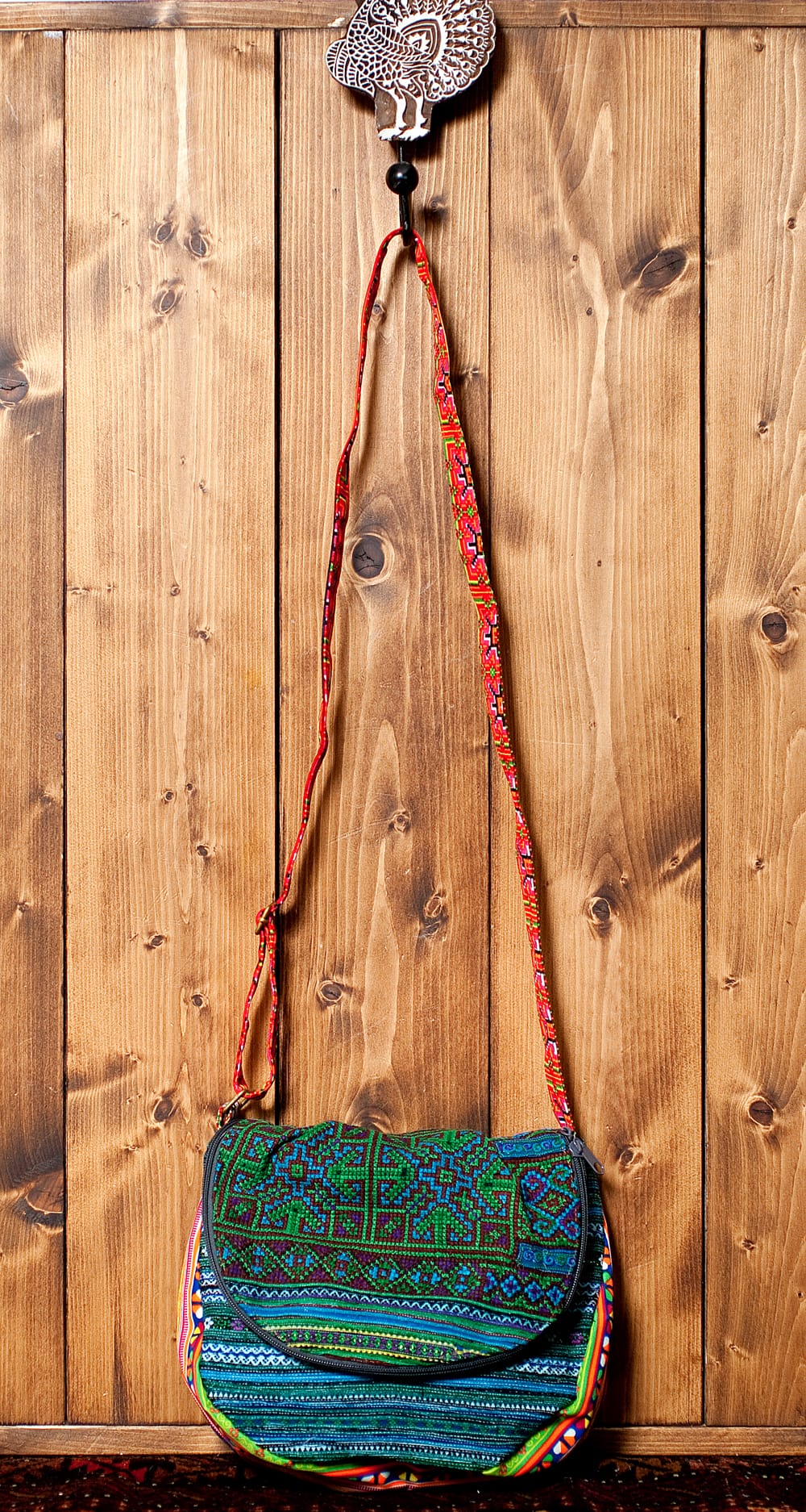 モン族刺繍のショルダーバッグ - 青系 の通販 - TIRAKITA.COM