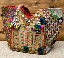 【一点物・アンティーク】アフガニトートバッグ-Lサイズの商品写真