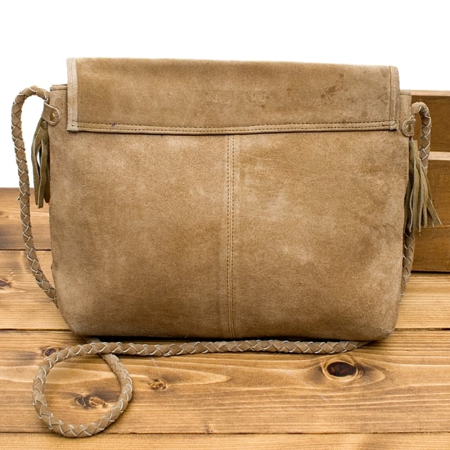 【一点物】アラブのショルダーバッグ-Lサイズ 3 - 裏側はこの様になっています