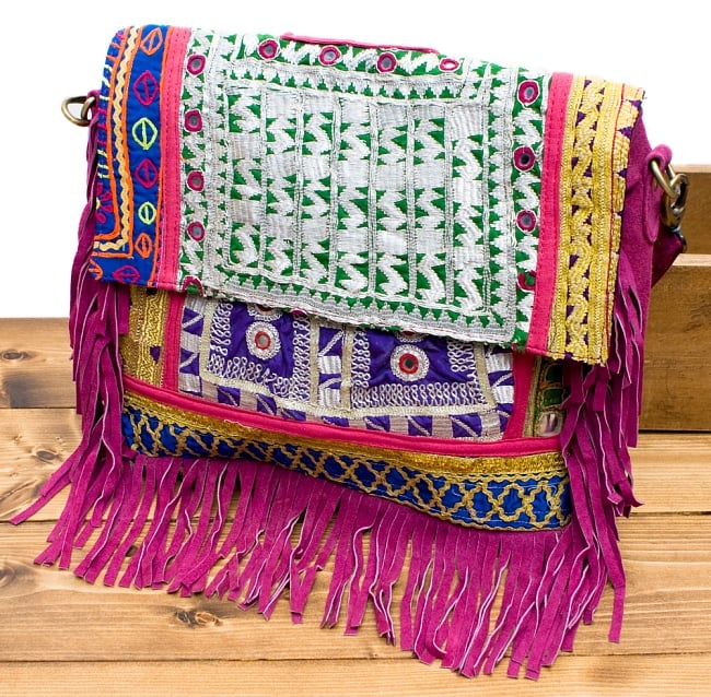 【一点物】アフガニショルダーバッグ-Lサイズの写真