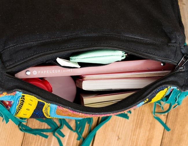 【一点物】アフガニショルダーバッグ-Lサイズ 13 - たっぷり入って使いやすいです＾＾※こちらは柄違いの商品です