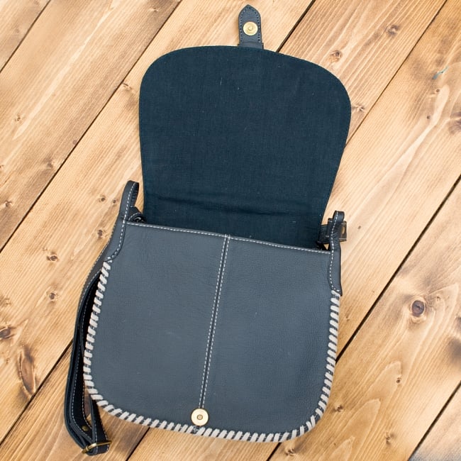 【一点物】アフガニショルダーバッグ-Mサイズ 5 - 開けてみました！