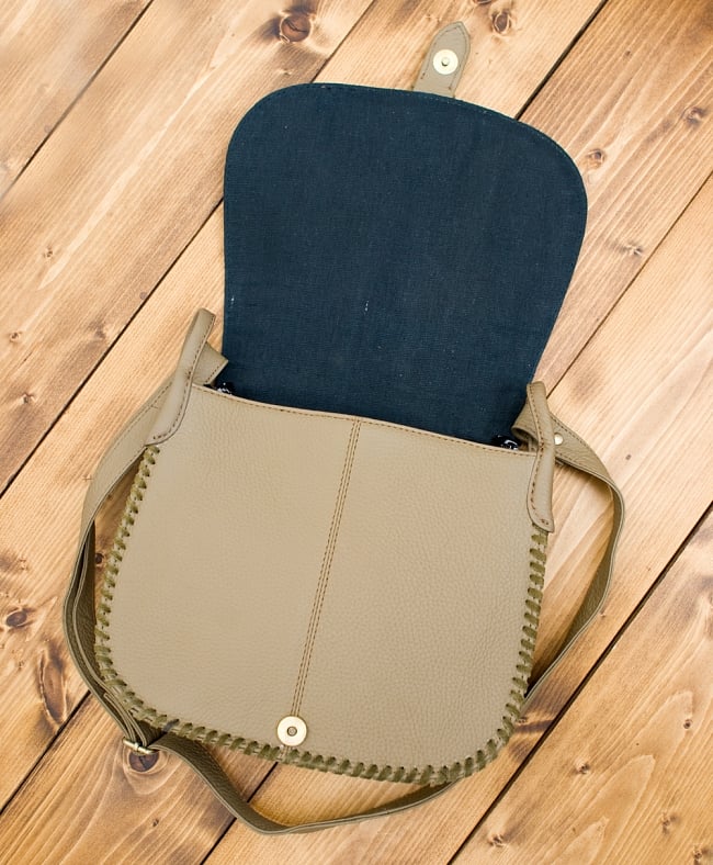 【一点物】アフガニショルダーバッグ-Mサイズ 5 - 開けてみました!