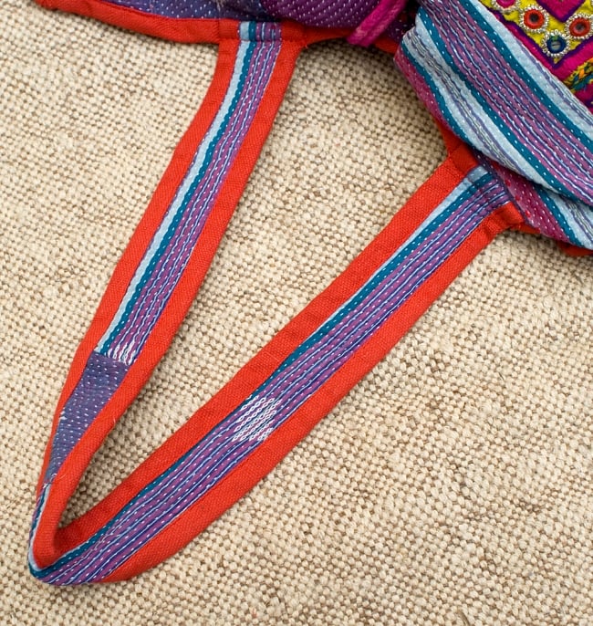 【一点物】アフガニボストン 10 - もう片方の持ち手はこの様になっています