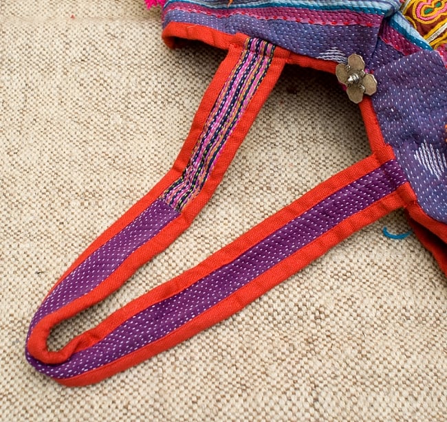 【一点物】アフガニボストン 9 - 持ち手はこの様になっています