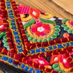 【1点物】カッチ刺繍の長財布 - サブ2