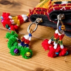 【1点物】カッチ刺繍の長財布 - サブ4