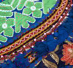 【ブルー系】選べるデザイン！カッチ刺繍のスクエアポシェット - サブ3