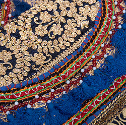 【ブルー系】選べるデザイン！カッチ刺繍のスクエアポシェット - サブ4