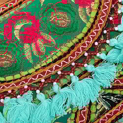 【グリーン系】選べるデザイン！カッチ刺繍のスクエアポシェット - サブ3