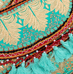 【グリーン系】選べるデザイン！カッチ刺繍のスクエアポシェット - サブ4