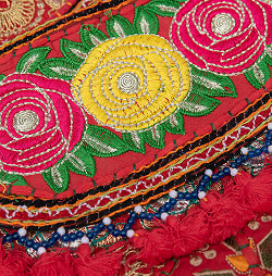 【赤系】選べるデザイン！カッチ刺繍のスクエアポシェット - サブ3