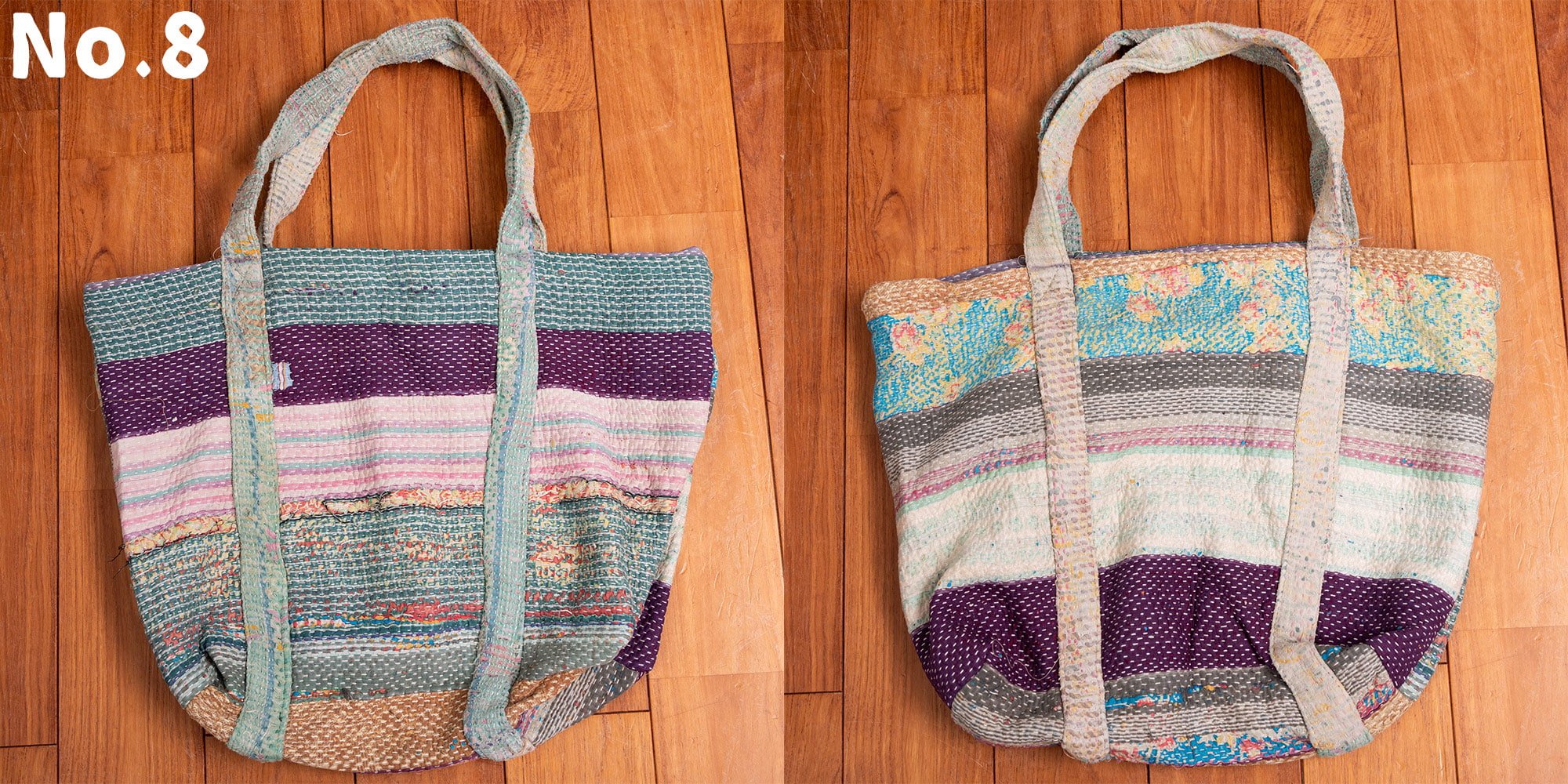 世界にひとつ ビンテージカンタのトートバッグ8枚目の下部説明写真です