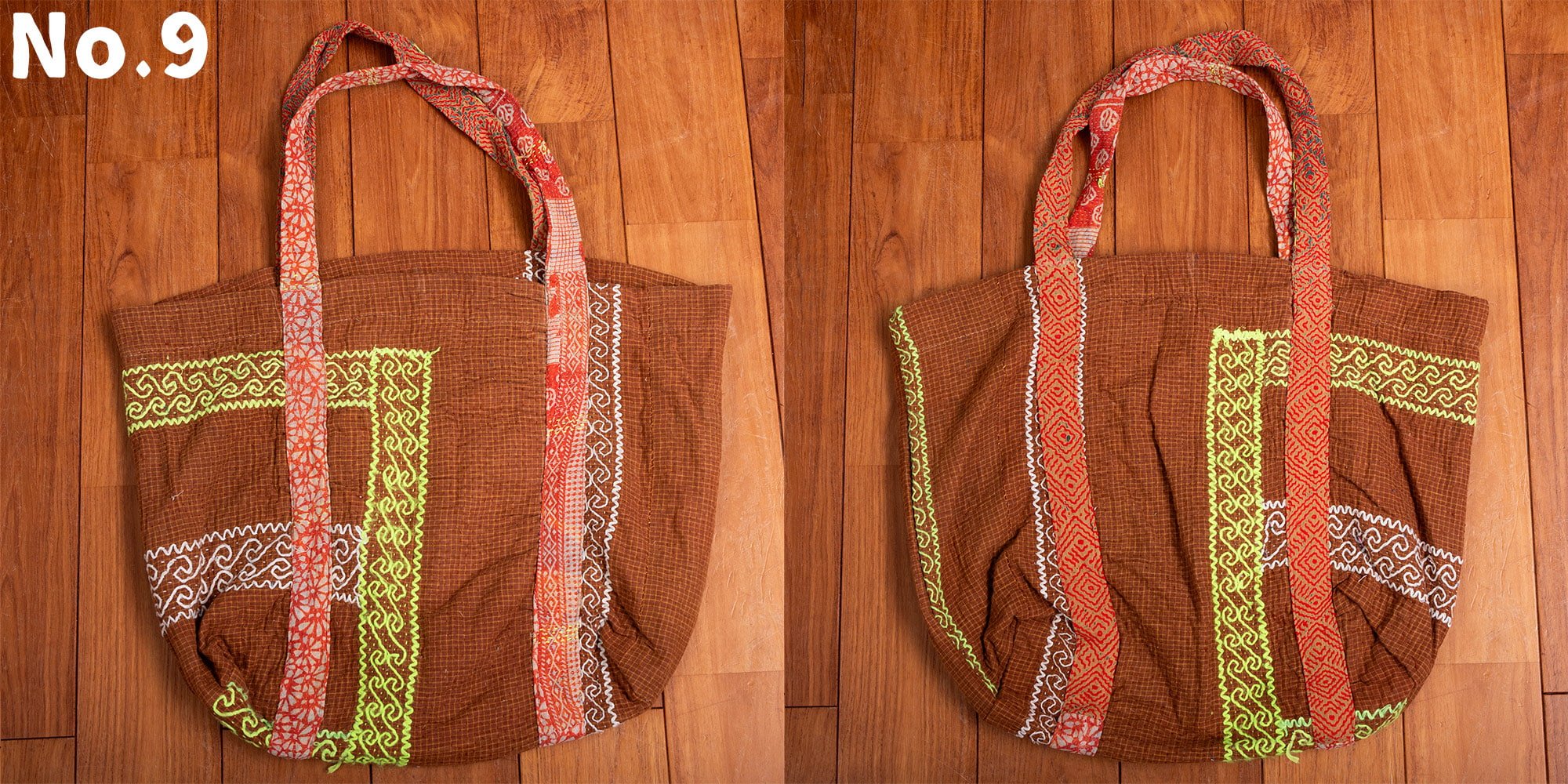 世界にひとつ ビンテージカンタのトートバッグ9枚目の下部説明写真です