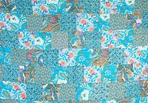 〔インドのパッチワーク〕ラリーキルトの大判マルチクロス〔約230cm×約150cm〕の商品写真