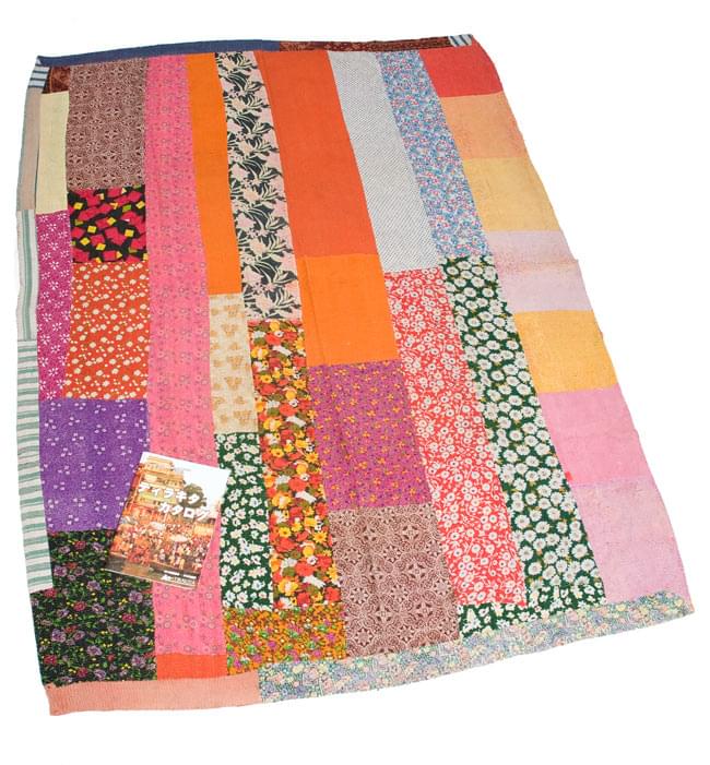 KANTHAカンタパッチワーク大判ラリーキルト146x221cm | 雑貨と