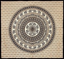 マルチクロス - 円形 象【約205cm×約220cm】の商品写真