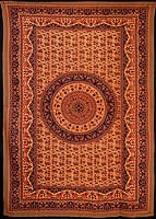 マルチクロス - 円形 象【約210cm×約130cm】の商品写真