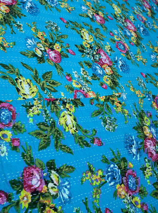 約150cm×224cm〕ラリーキルト 手作りカンタ刺繍のソファー 約150cm×224cm〕ラリーキルト 手作りカンタ刺繍のソファー