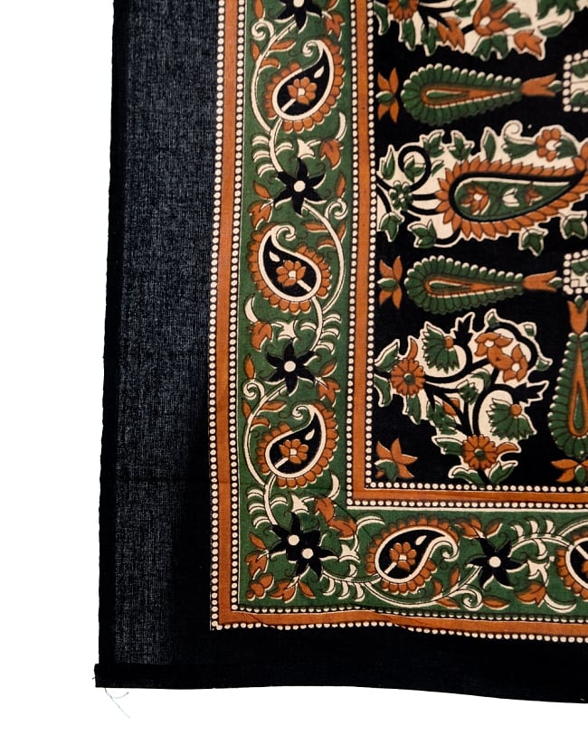 マルチクロス - マンダラ【約190cm×約137cm】 3 - 縁部分の写真です